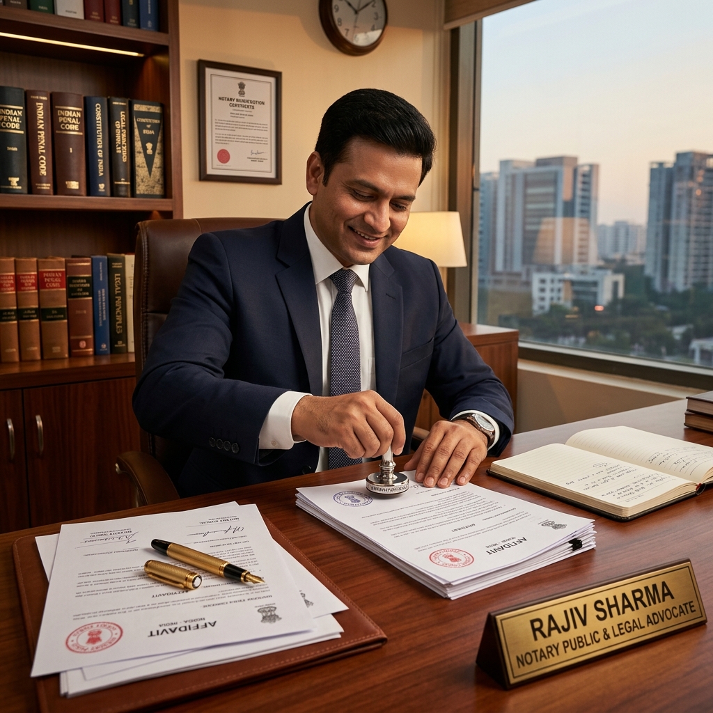 Certified Notary Public & Legal Attestation in Noida
